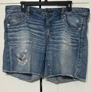 Women's Distressed Denim Shorts